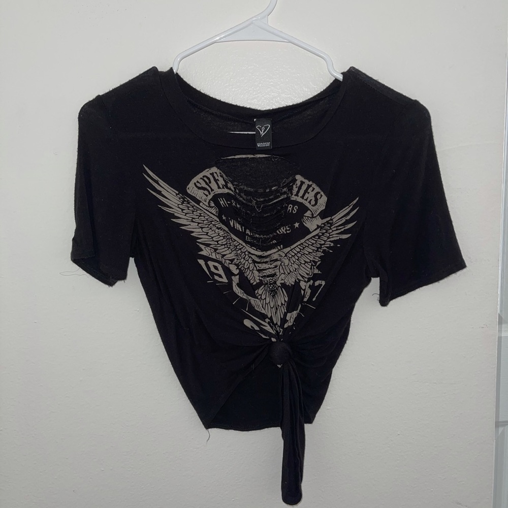 Windsor ripped crop top